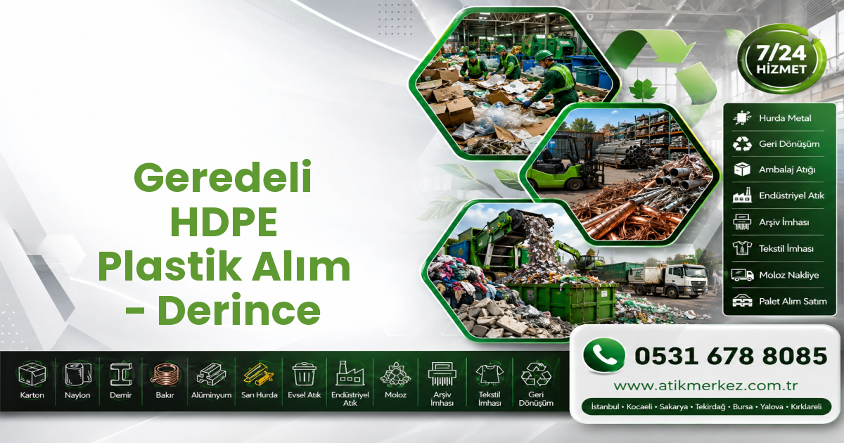 Geredeli HDPE Plastik Alım - Derince