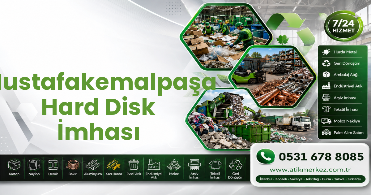 Mustafakemalpaşa Hard Disk İmhası